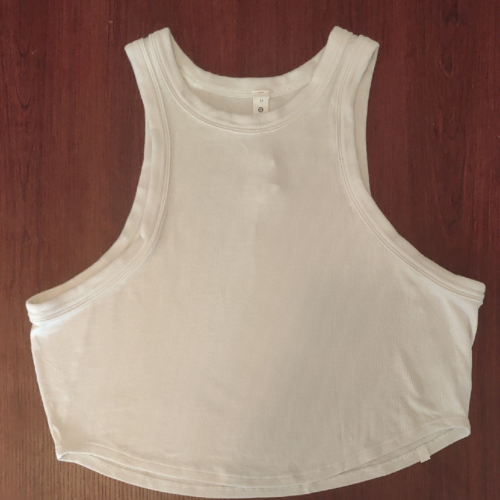 Lululemon Cropped Ribbed Tank
